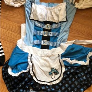 Leg and avenue Alice in wonderland costume